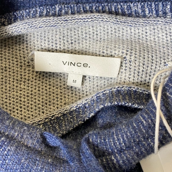 Vince Wool and Cashmere Jacquard Stripe Sweater - Picture 4 of 6